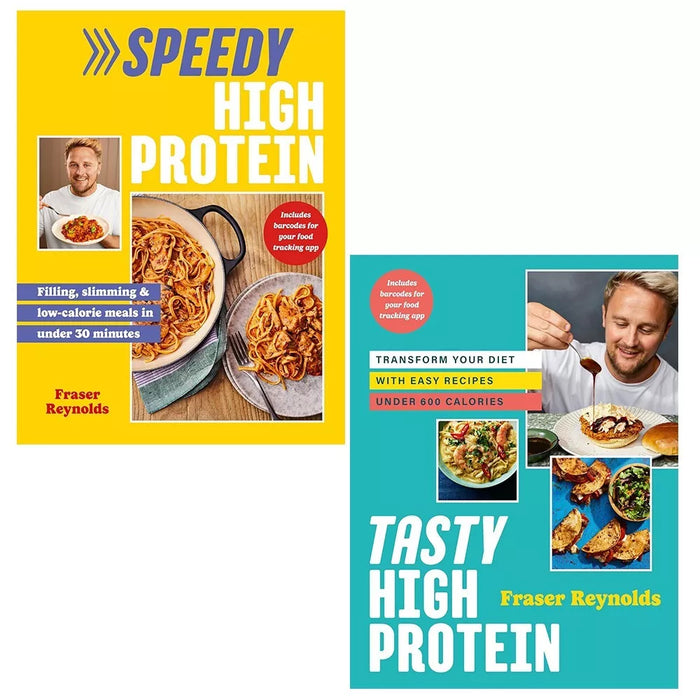 Fraser Reynolds Collection 2 Books Set Speedy High Protein, Tasty High Protein