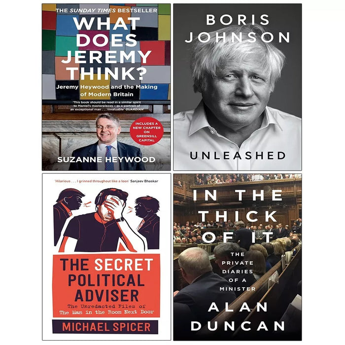 What Does Jeremy Think,In the Thick of It,Secret Political,Unleashed 4 Books Set