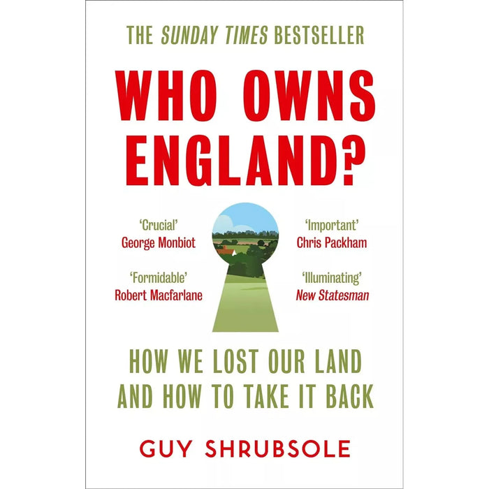 Guy Shrubsole Collection 3 Books Set (Who Owns England,Lost Rainforests of Britai)