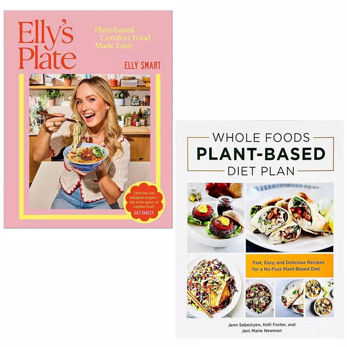 Elly's Plate Elly Smart (HB), Whole Foods Plant- Based Diet Plan 2 Books Set