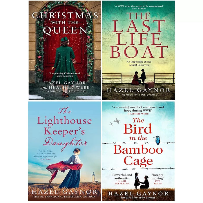 Hazel Gaynor Collection 4 Books Set Bird in Bamboo Cage,Christmas with Queen