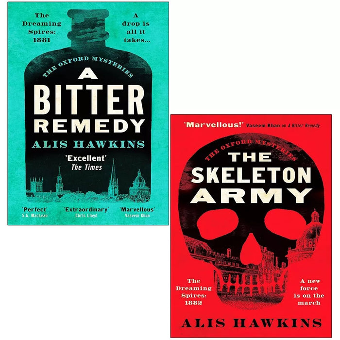 Oxford Mysteries Series Collection 2 Books Set by Alis Hawkins Skeleton Army