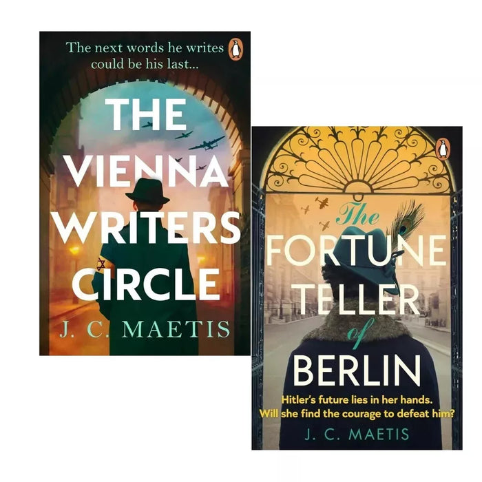 J. C. Maetis 2 Books Collection Set (The Fortune Teller of Berlin,Vienna Writers)