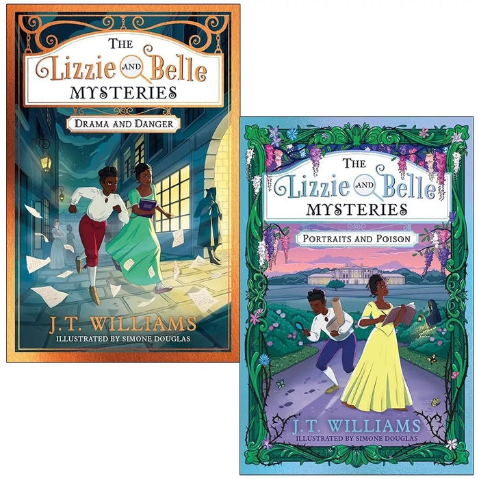 Lizzie and Belle Mysteries 2 Books Collection Set By J.T. Williams (Drama Danger)