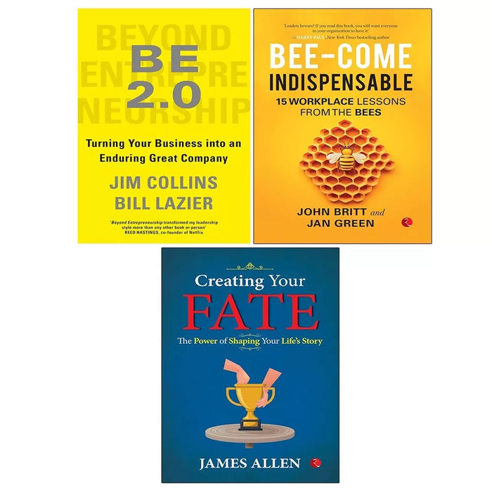 Beyond Entrepreneurship, Creating Your Fate, Bee-come Indispensable 3 Books Set