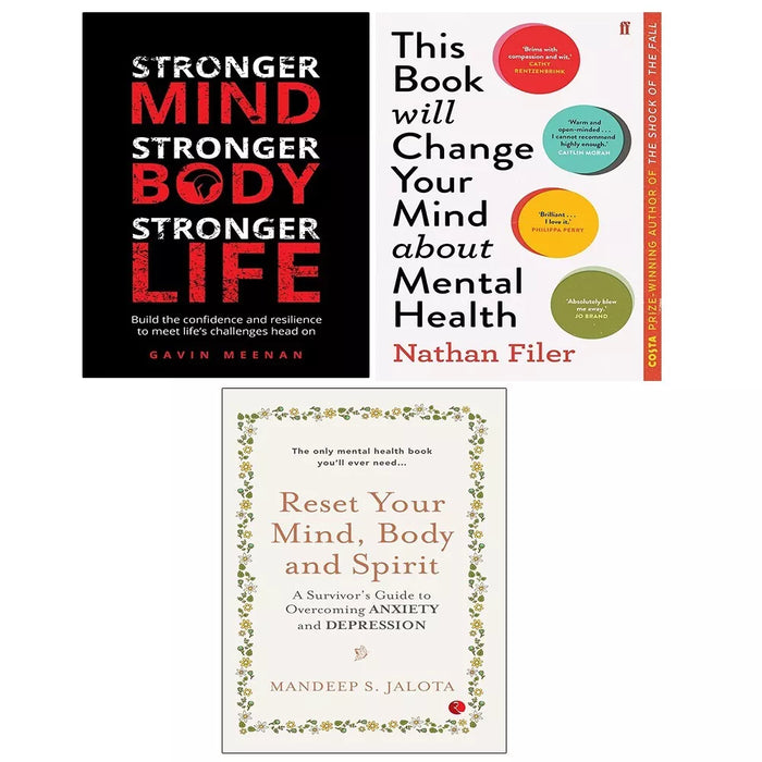 Will Change Your Mind About,How Change Your Mind,Stronger Mind,Body,Life 3 Books Set