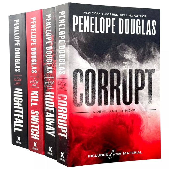 Devil's Night Series Collection 4 Books Set by Penelope Douglas Corrupt,Hideaway