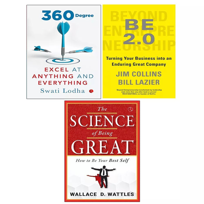 Beyond Entrepreneurship 2.0, Science of Being Great, 360 DEGREE 3 Books Set