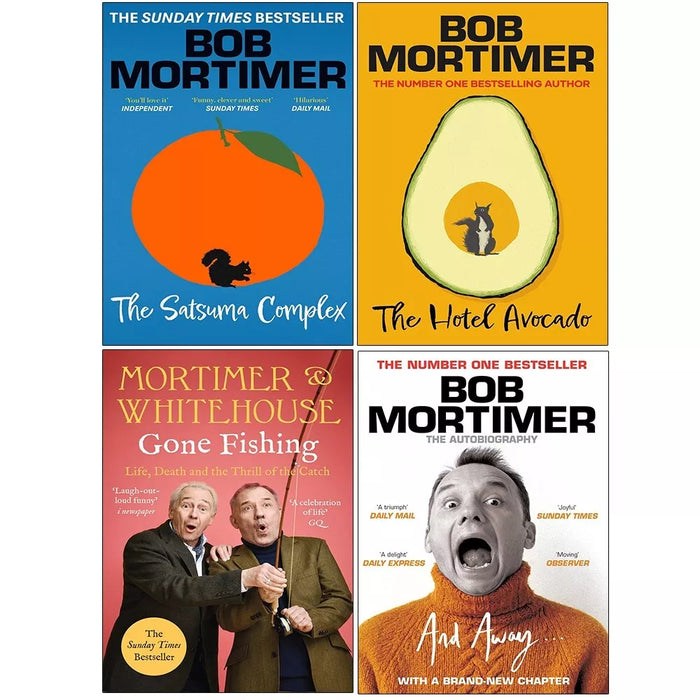 Bob Mortimer Collection 4 Books Set (Satsuma Complex,Mortimer Whitehouse, Hotel)