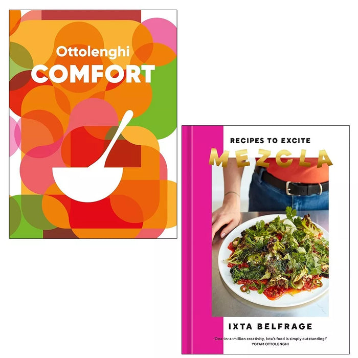 Mezcla Recipes to Excite Ixta Belgrage, Yotam Ottolenghi Comfort 2 Books Set