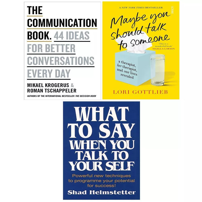 Communication HB,What to Say When You Talk,Maybe You Should Talk Someone 3 Books Set