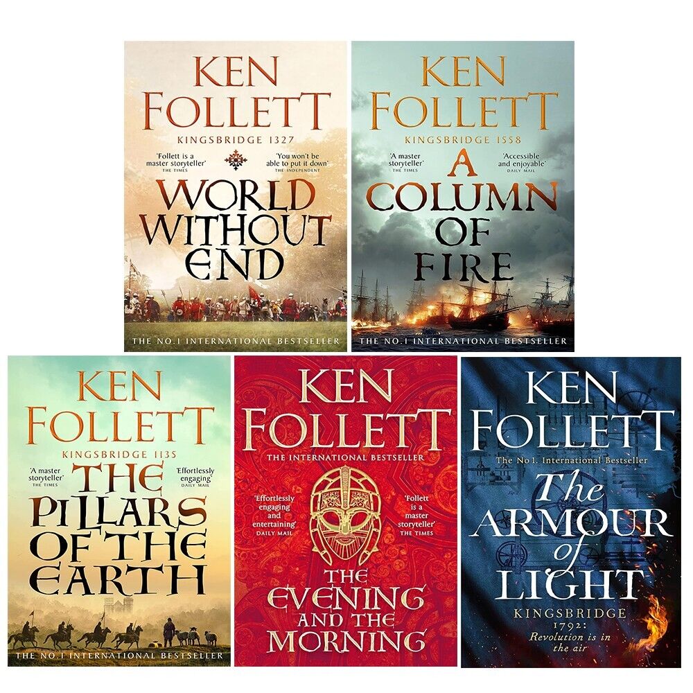 Kingsbridge Series Collection 5 Books Set by Ken Follett | The Book Bundle