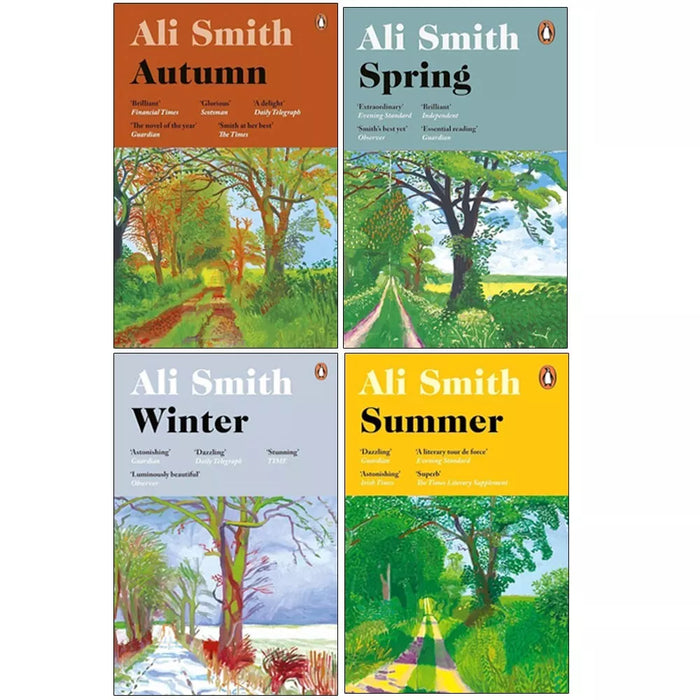 Ali Smith Seasonal Quartet Collection 4 Books Set (Autumn, Winter, Spring & Summer)