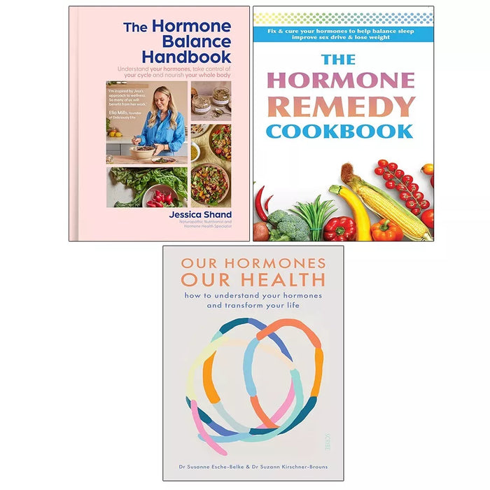 Hormone Balance Handbook, Our Hormones Our Health,Hormone Remedy 3 Books Set