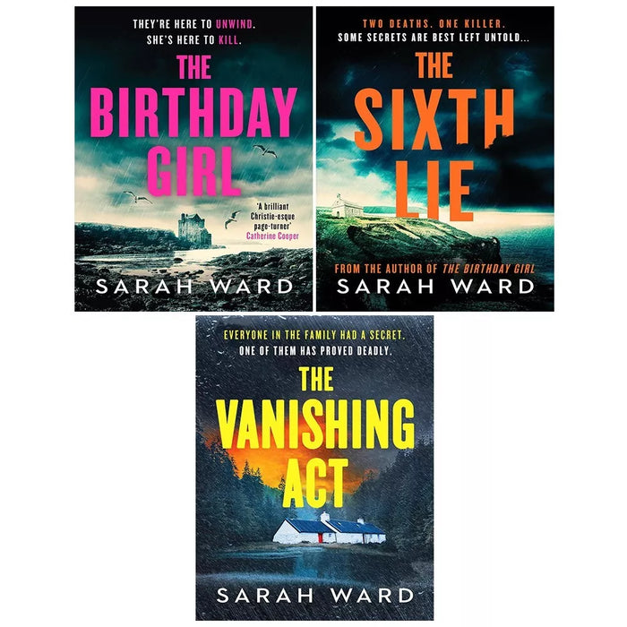 Mallory Dawson Crime Thrillers Series 3 Books Set by (Sarah Ward Sixth Lie,Birthday)