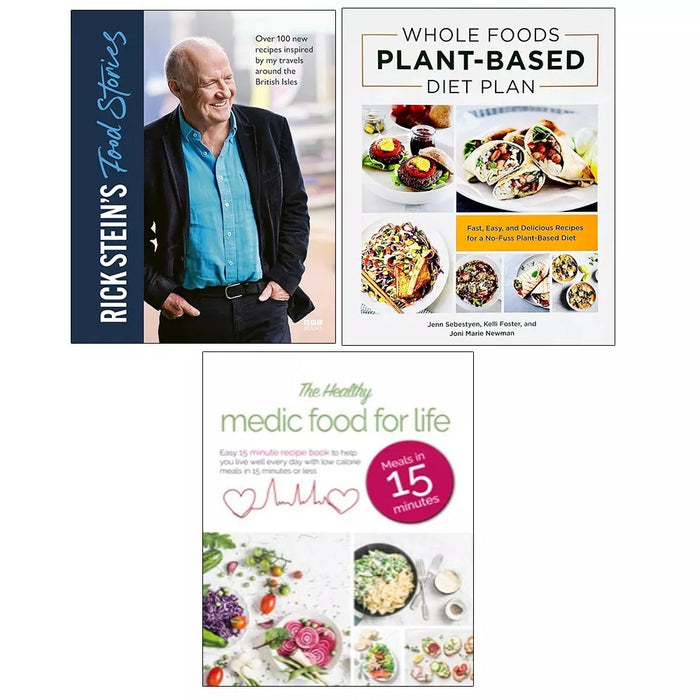 Food Stories(HB),Healthy Medic Food Life,Whole Foods Plant Diet Plan 3 Books Set