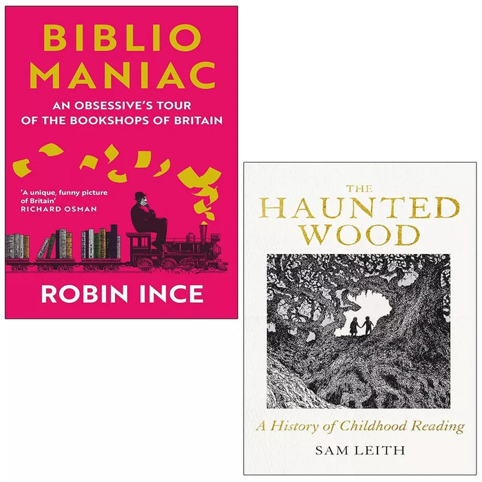 Haunted Wood A History Sam Leith (HB), Bibliomaniac Robin Ince 2 Books Set