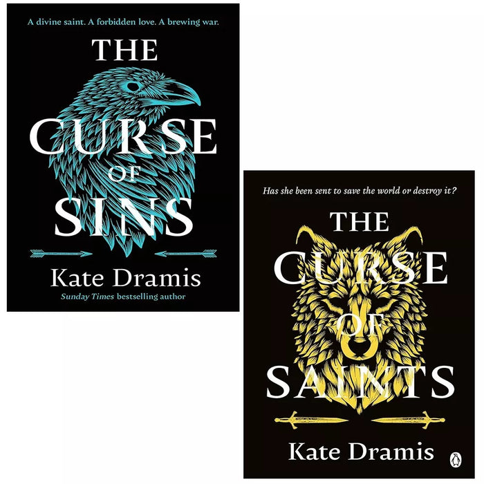 Curse of Saints Series Collection 2 Books Set by Kate Dramis Curse of Sins