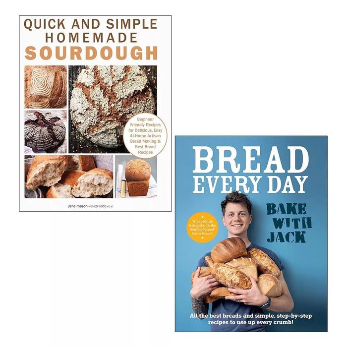 Bake with Jack Bread Every Day (HB), Quick Simple Homemade Sourdough 2 Books Set