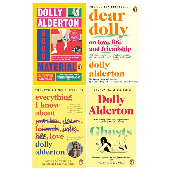 Dolly Alderto 4 Books Collection Set (Good Material,Ghosts,Dear Dolly)