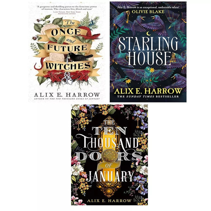 Alix E. Harrow Collection 3 Books Set (Once and Future Witches, Starling House)