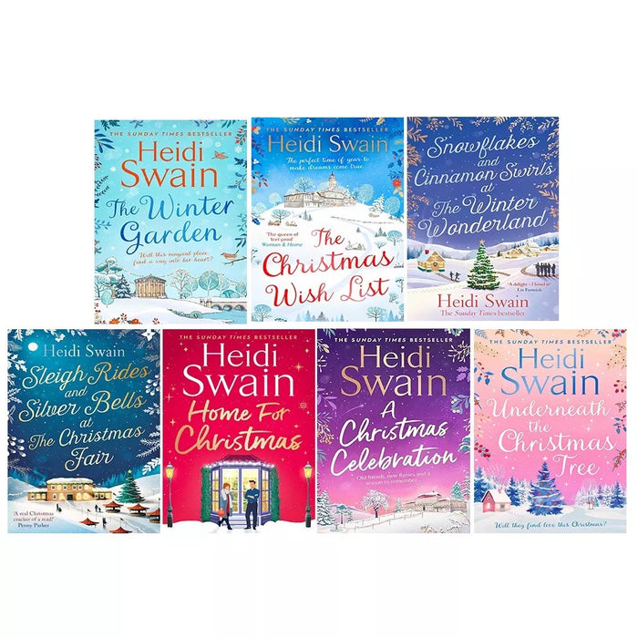 Heidi Swain Collection 7 Books Set (Home for Christmas, Underneath Christmas)