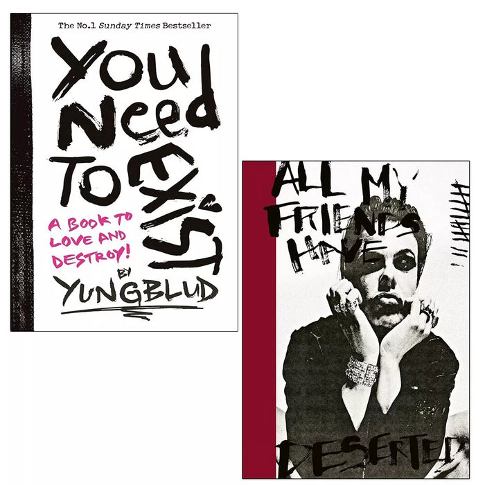 Yungblud Collection 2 Books Set All My Friends Have Deserted, You Need To Exist