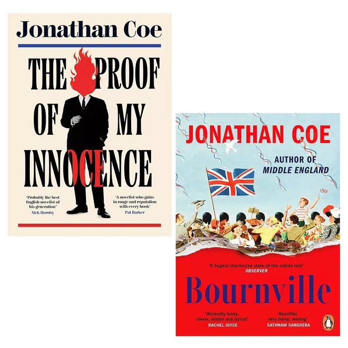 Jonathan Coe Collection 2 Books Set (Bournville, Proof of My Innocence)