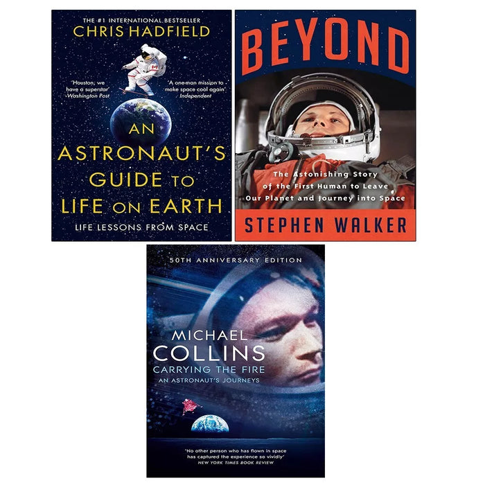 Carrying the Fire,An Astronaut's Guide to Life on Earth, Beyond (HB) 3 Books Set