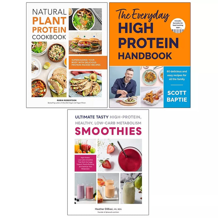 Everyday High Protein (HB),Ultimate Tasty High,Natural Plant Protein 3 Books Set