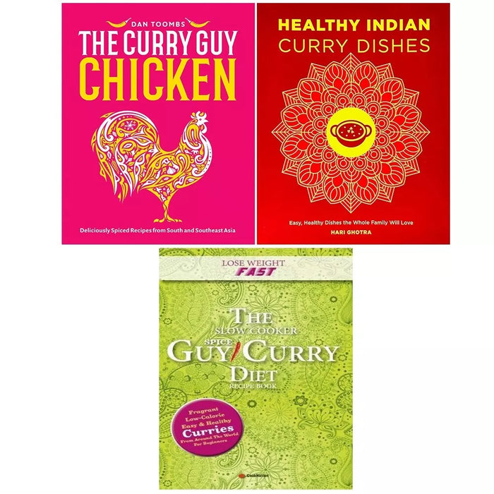 Curry Guy Chicken,Healthy Indian Curry,Slow Cooker Spice-Guy Curry Diet 3 Books