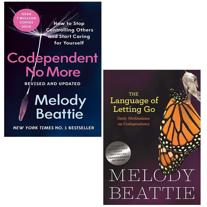 Melody Beattie Collection 2 Books Set Language of Letting Go,Codependent No More - The Book Bundle