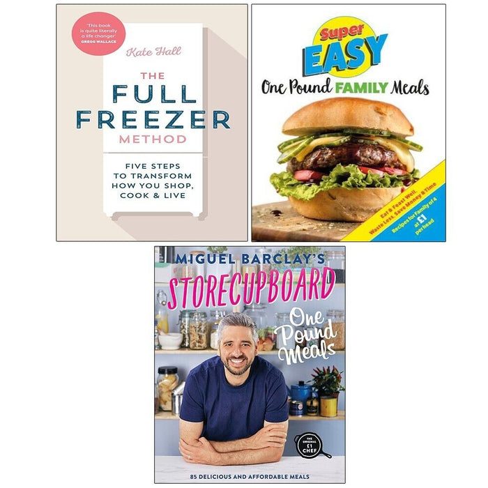 Full Freezer Method (HB), Storecupboard One, Super Easy One Pound 3 Books Set - The Book Bundle