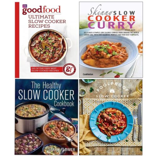 Good Food Guides,Foolproof Slow Cooker HB,Slow Cooker Curry,Healthy Slow 4 Books Set - The Book Bundle
