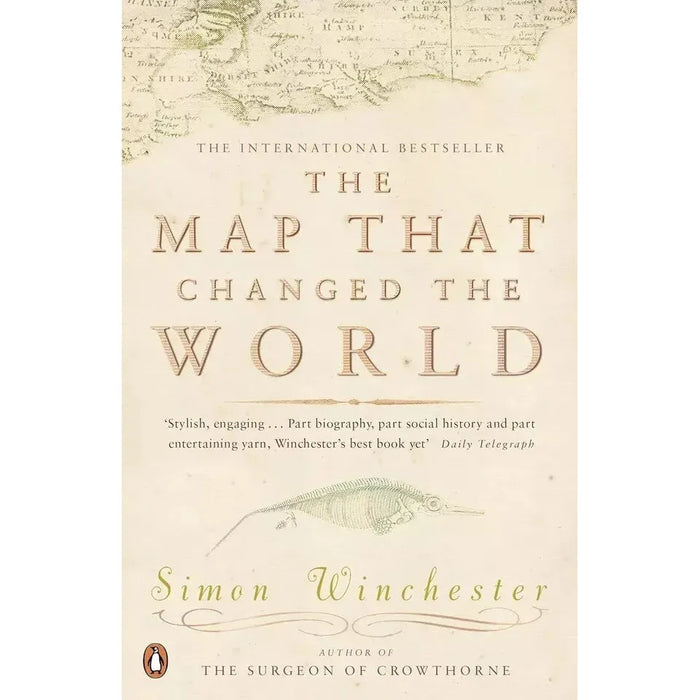 Simon Winchester Collection 2 Books Set (The Map That Changed the World, Exactly)