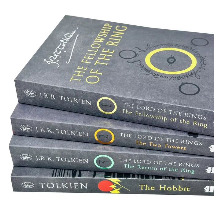 The Hobbit and The Lord of the Rings 4 Books Collection Set (4 Volumes) by J.R.R. Tolkien