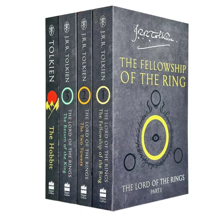 The Hobbit and The Lord of the Rings 4 Books Collection Set (4 Volumes) by J.R.R. Tolkien
