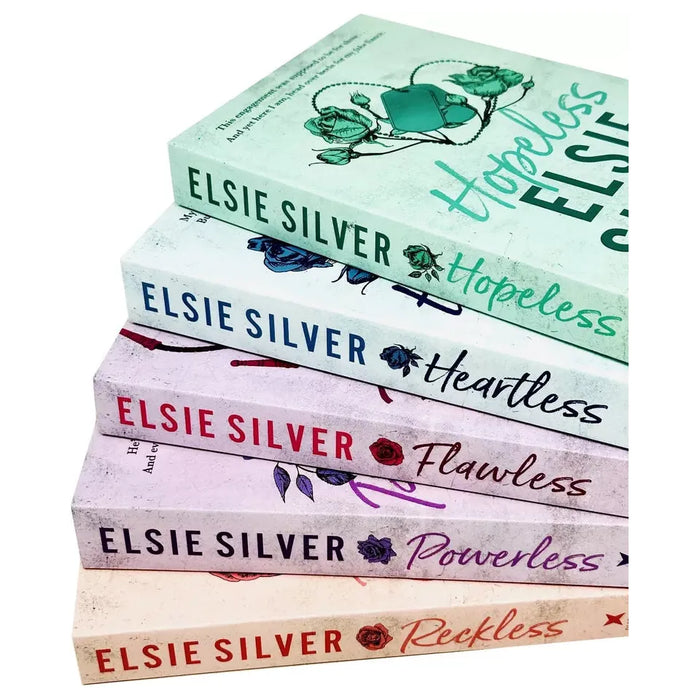 Chesnut Springs Series 5 Books Collection Set by Elsie Silver (Hopeless, Heartless, Flawless, Powerless, Reckless)