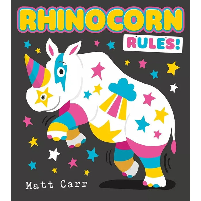 Matt Carr Collection 3 Books Set Now Go to (Sleep!, Superbat, Rhinocorn Rules)