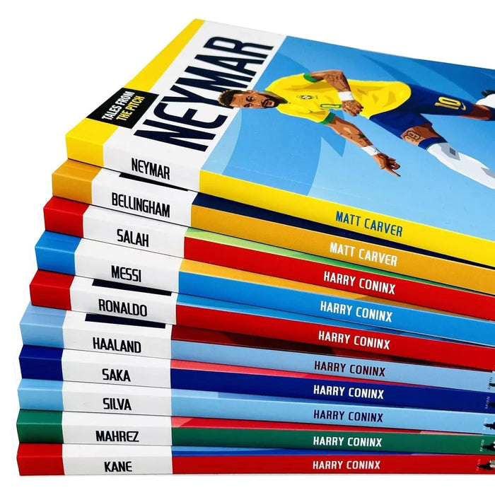 Tales from the Pitch Ultimate Superstar Football Heroes Set 1 : 10 Books Collection Set  By Harry Coninx & Matt Carver