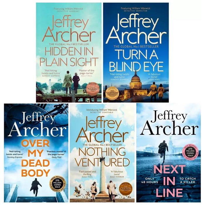 William Warwick Series 5 Books Collection Set by Jeffrey Archer