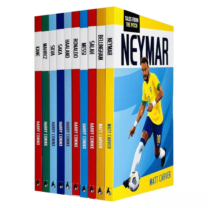 Tales from the Pitch Ultimate Superstar Football Heroes Set 1 : 10 Books Collection Set  By Harry Coninx & Matt Carver