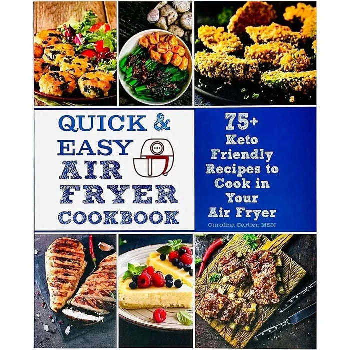 Air Fryer Cookbook,Quick Easy Air Fryer,Slim 800 Hot Air Fryer Iota 3 Books Set