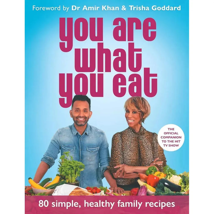 You Are What You,Super Whole Foods,Tasty Healthy, 5 Simple Ingredients 4 Books Set