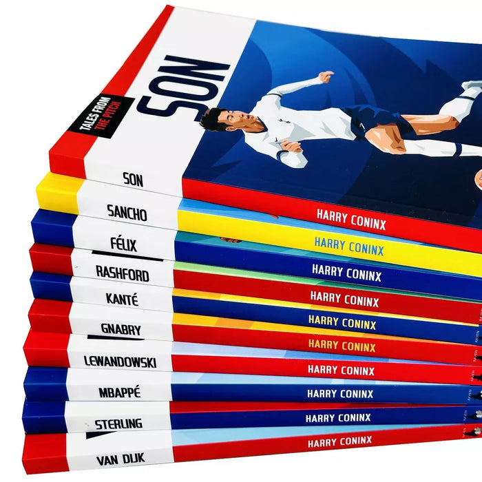 Tales from the Pitch Ultimate Superstar Football Heroes Set 2 : 10 Books Collection Set  By Harry Coninx