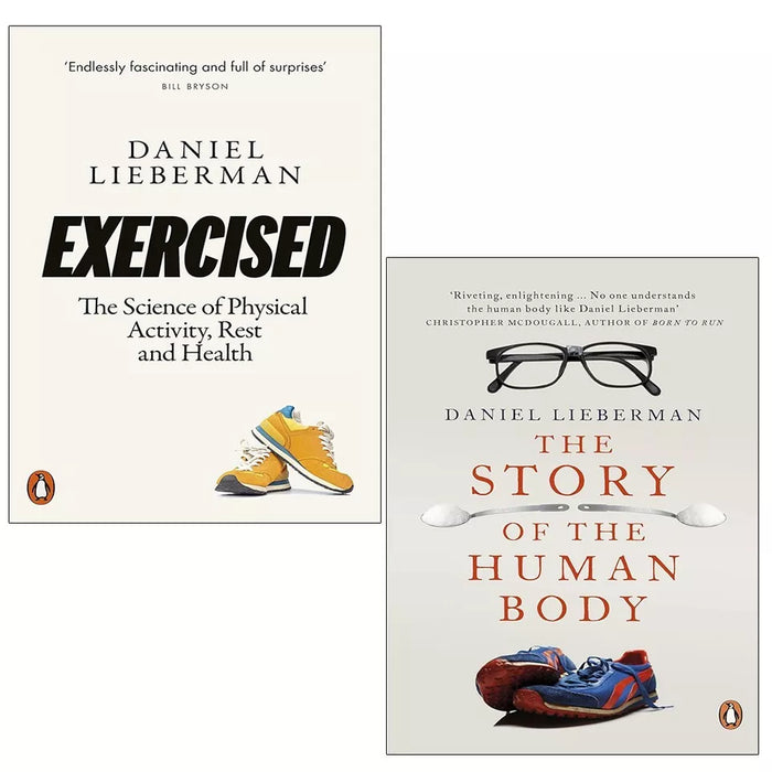 Daniel Lieberman Collection 2 Books Set (Story of the Human Body, Exercised Paper)