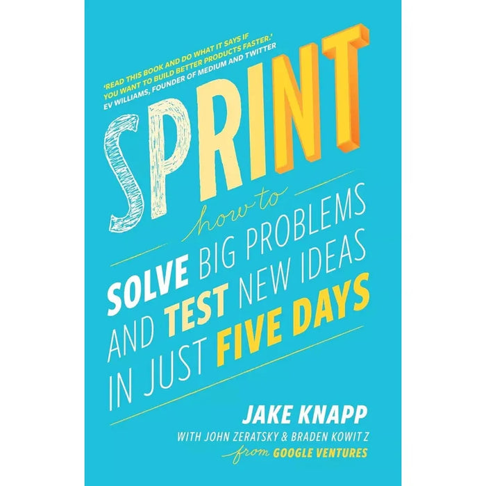 Sprint Jake Knapp,Braden, Managing Business Start-Ups V.K.Stevin 2 Books Set