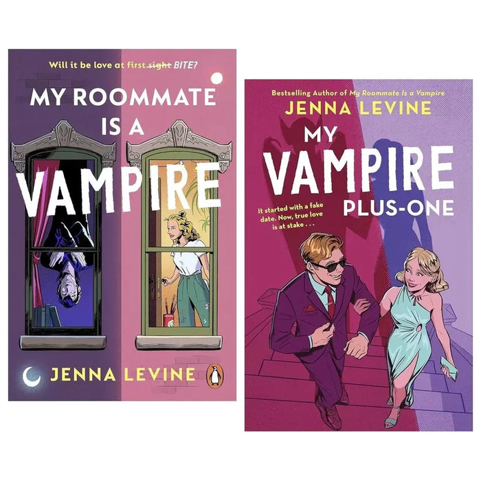 My Vampires Series Collection 2 Books Set by Jenna Levine (My Vampire Plus-One)