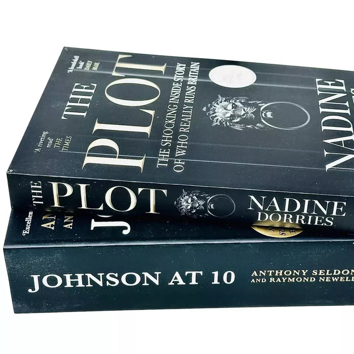 Plot Nadine Dorries, Johnson at 10 Anthony Seldon 2 Books Set