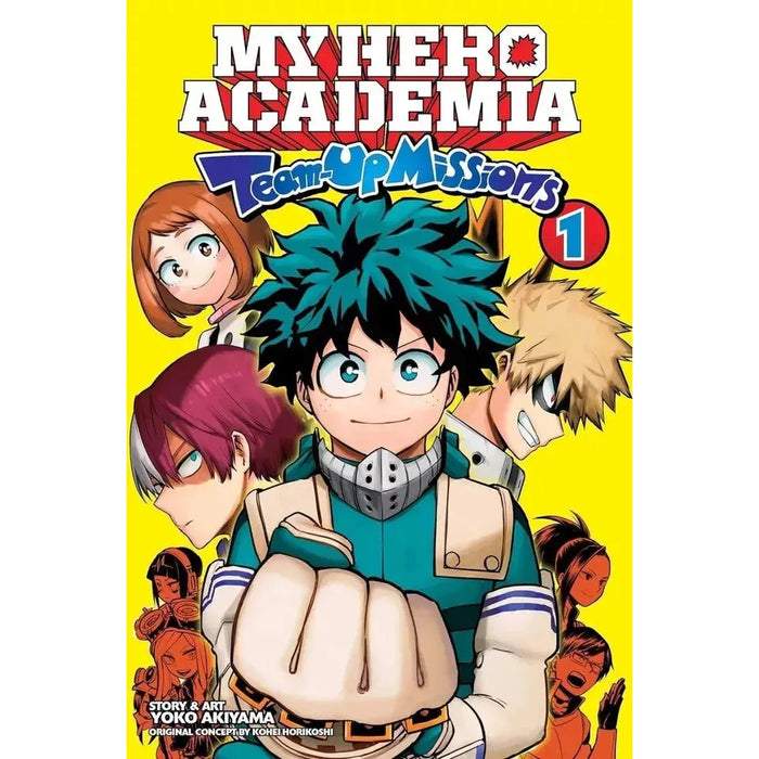 My Hero Academia Team-Up Missions Volume 1-5 Books Collection Set By Yoko Akiyam